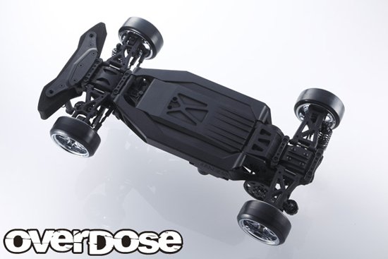 Overdose / OD2100B / XEX 4WD Drift Car Chassis Kit - Drifted