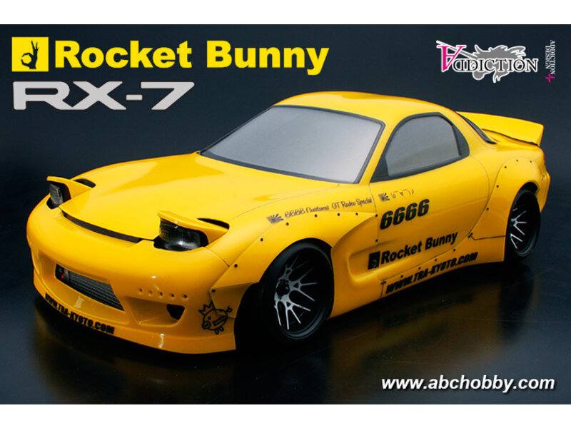ABC Hobby / 67173 / Mazda RX 7 + Rocket Bunny Body Kit - Drifted