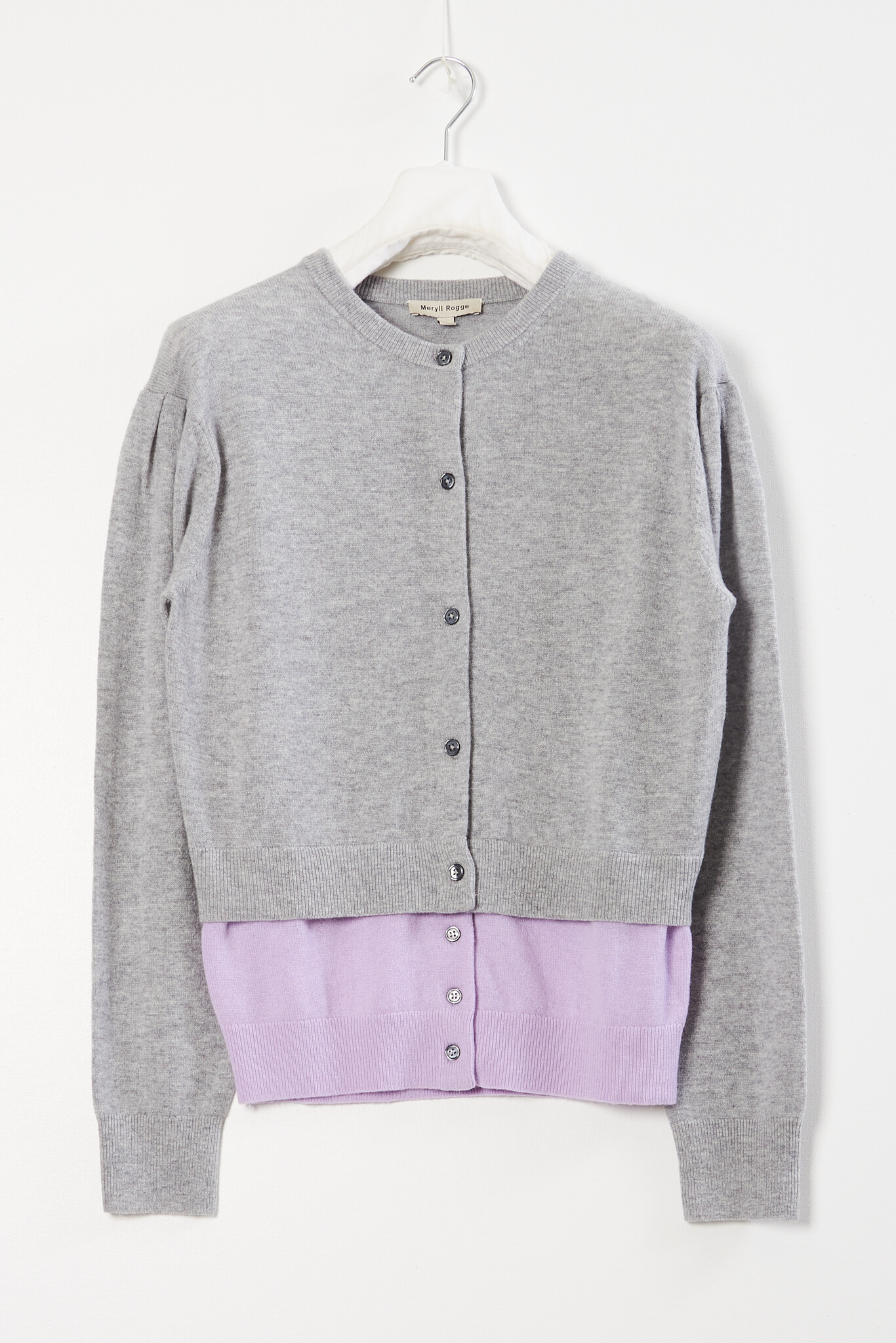 Meryll Rogge Crew neck double sweater - Wendela van Dijk