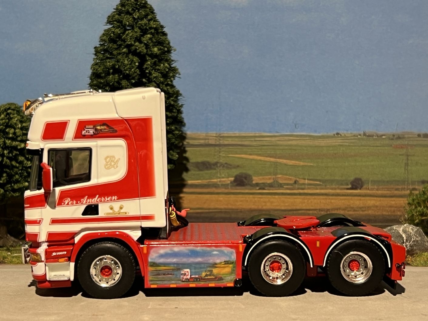WSI Scania 164L R4 Topline 6x2 PER ANDERSEN - Miniatuurshop.com