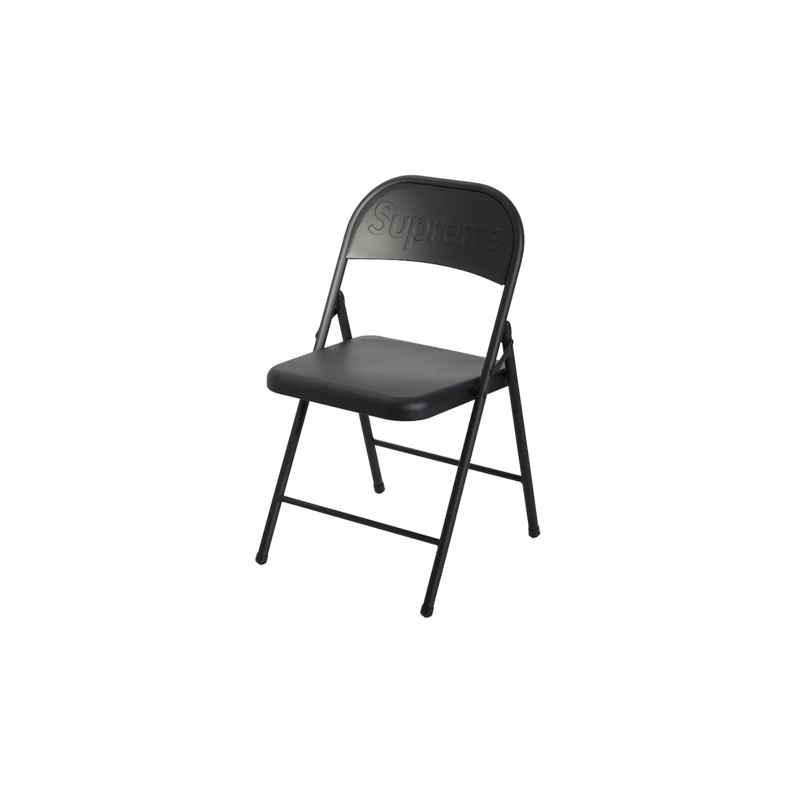 Supreme Metal Folding Chair Black -