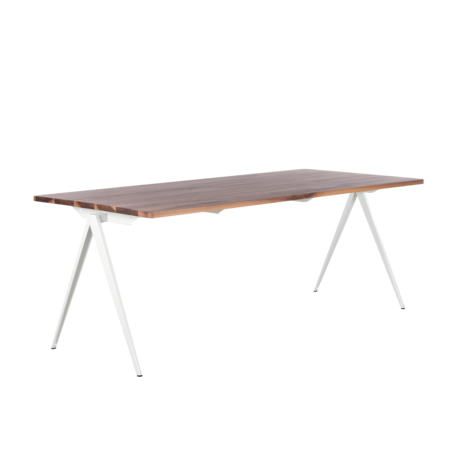 TD4 Table White / Walnut - De Machinekamer
