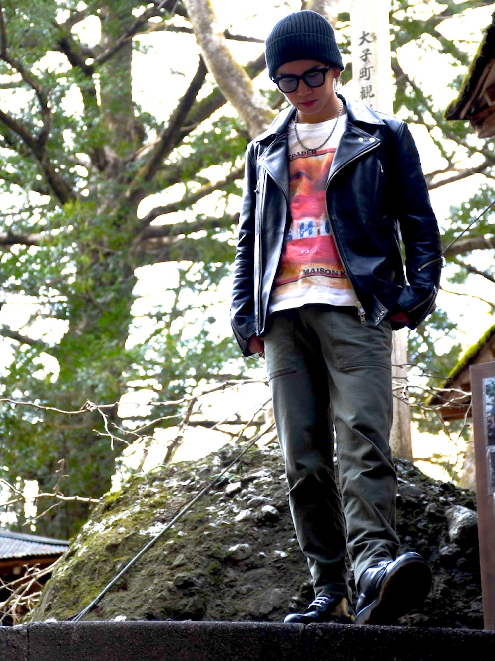 OF THE NEIGE STYLEのライダースジャケットを使った人気ファッション