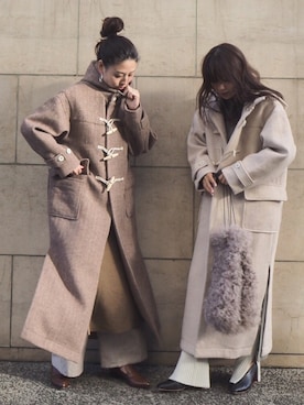 ETRE TOKYO（エトレトウキョウ）の「ロングダッフルコート（ダッフル