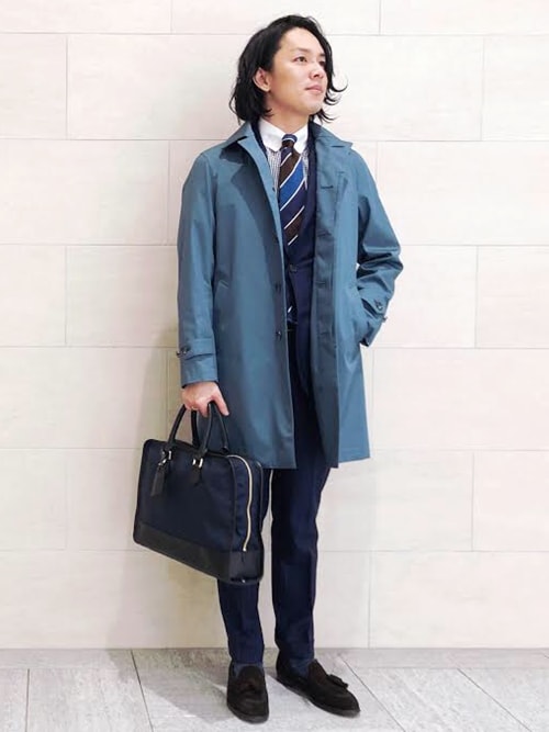 セール】SD: LORO PIANA 【STORMSYSTEM】 コットン ステンカラーコート