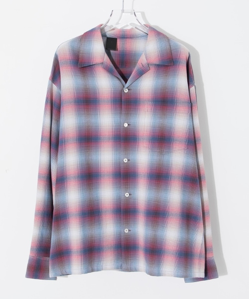 N.HOOLYWOOD（N.ハリウッド）の「オンブレチェックオープンカラー