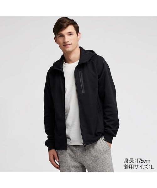 UNIQLO（ユニクロ）の「ドライストレッチスウェットパーカ（長袖