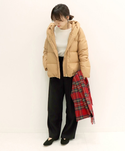 SLOBE IENA（スローブイエナ）の「ショールフード ショートダウン