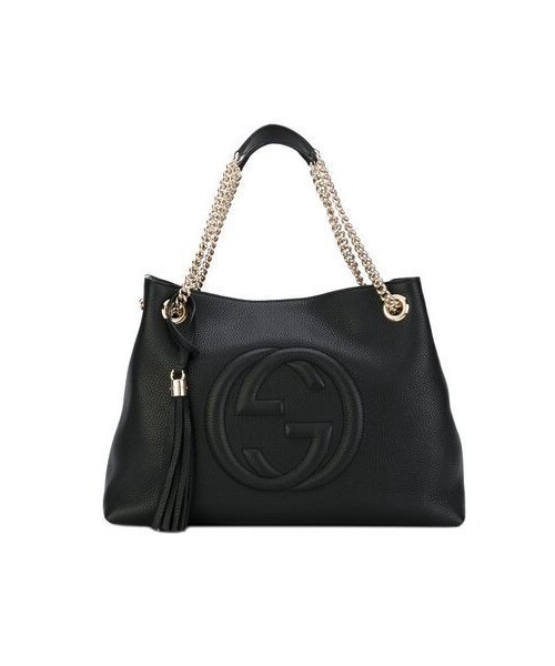 GUCCI（グッチ）の「グッチ チェーン トートバッグ ソーホー レザー