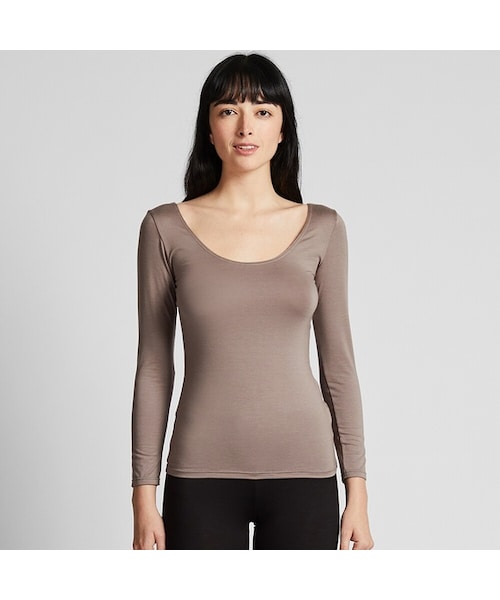 UNIQLO（ユニクロ）の「ヒートテックバレエネックT（8分袖）（その他