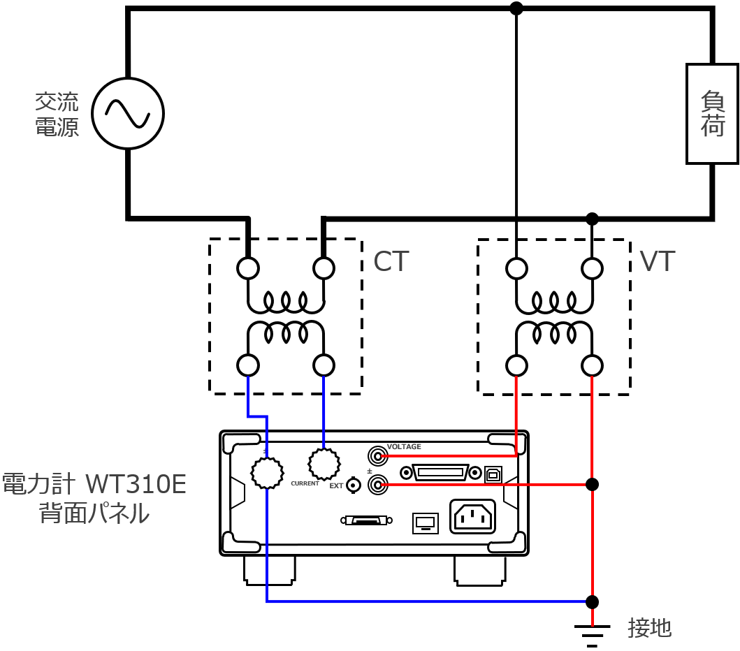 第2回 単相電力計での実測【電力計構造解説/ 結線/ 設定/ 配線】 | 横