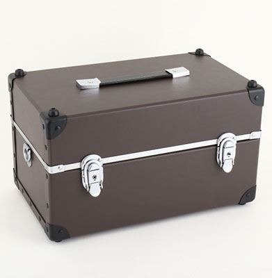 樽屋 7インチレコードBOX (ファイバー製)/チョコ