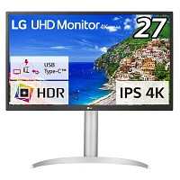 LG Electronics LGエレクトロニクス 27UP550-W 27インチ 4Kモニター