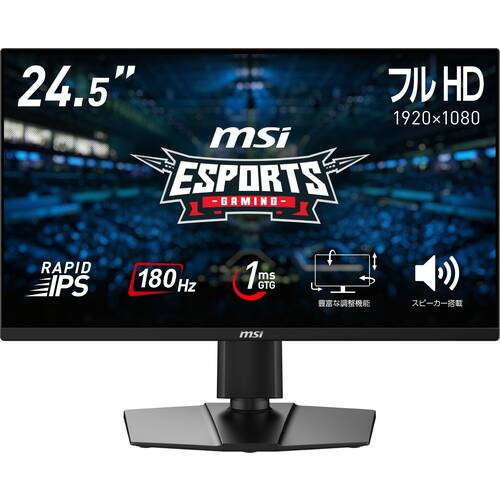 MSI エムエスアイ G255PF-E2 24.5インチ フルHD ゲーミングモニター