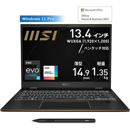 MSI エムエスアイ SUMMIT-E13FlipEvo-A12MT-037JP Summit E13 Flip Evo