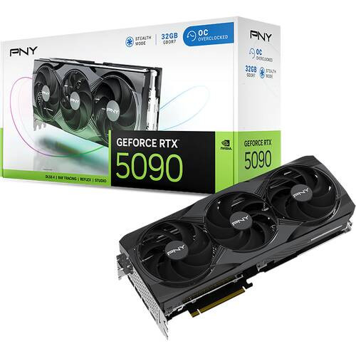 PNY PNY GeForce RTX 5090 32GB Overclocked TripleFan