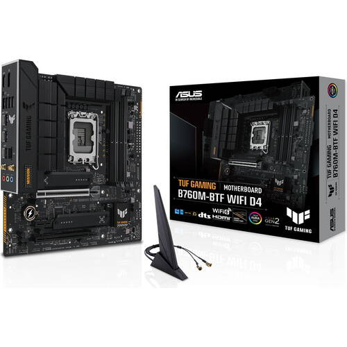 ASUS エイスース TUF GAMING B760M-BTF WIFI D4 【PCIe 5.0対応
