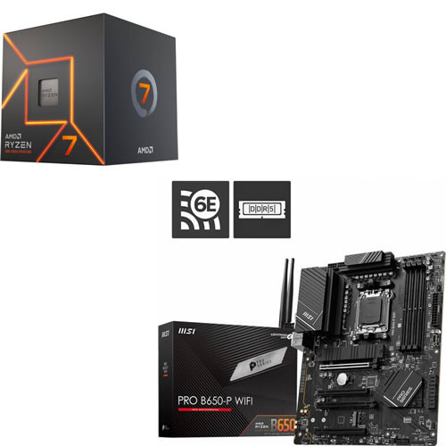 セット商品（AMD + MSI） AMD Ryzen7 7700 + MSI PRO B650-P WIFI