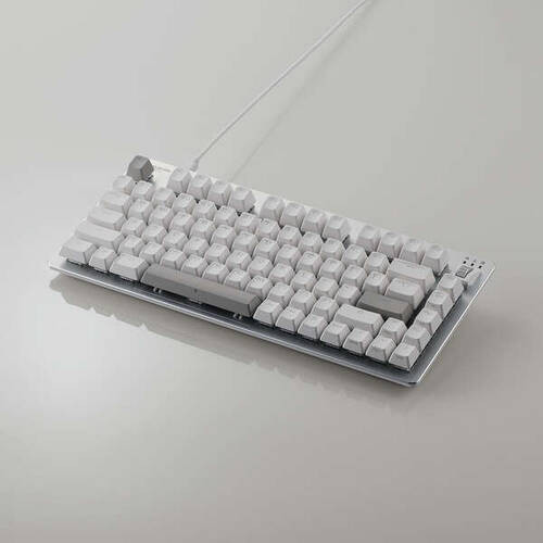 ELECOM エレコム V custom VK720A [TK-VK720AWH-EN] 有線 英語配列