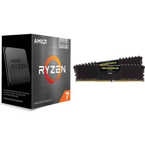 AMD エーエムディー AMD Ryzen 7 5800X3D x 32GBメモリセット（Corsair