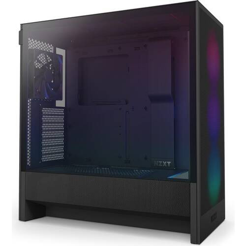 NZXT エヌズィーエックスティー H5 Flow RGB Black CC-H52FB-R1