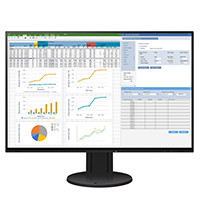 EIZO エイゾー FlexScan EV2457-BK（ブラック） 24.1インチ WUXGA