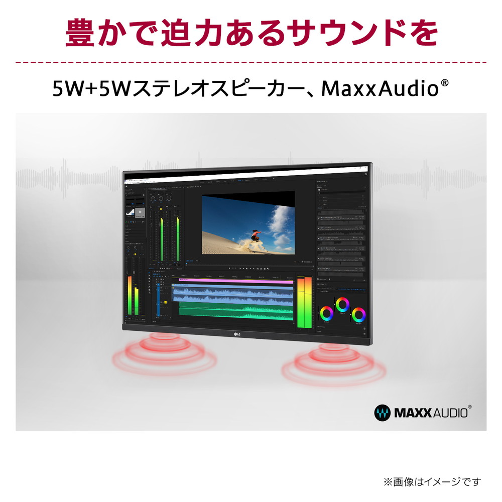 LG Electronics LGエレクトロニクス 32UN650K-W 31.5インチ 4Kモニター