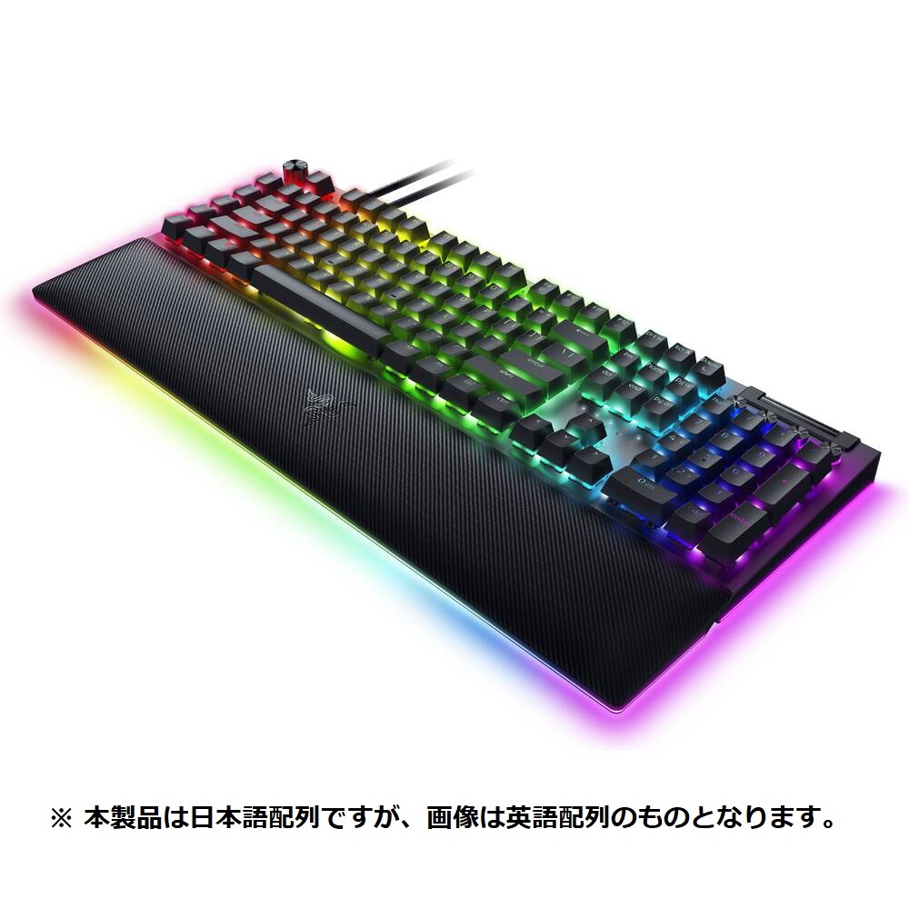 Razer レイザー BlackWidow V4 Pro JP Green Switch 有線 日本語配列