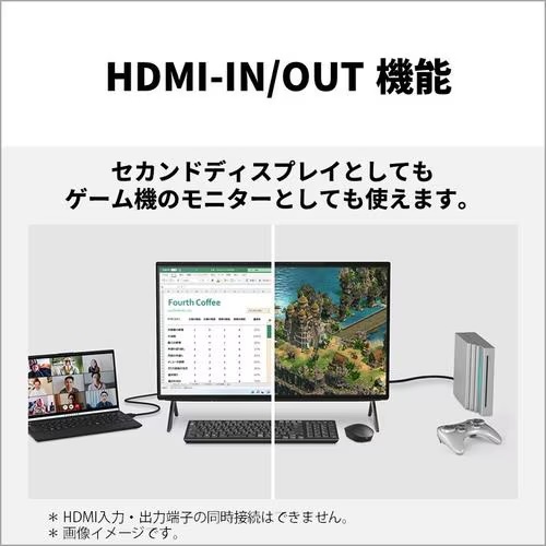 富士通 FUJITSU デスクトップPC FMV Desktop F FMVF75K1BA [23.8型 /i7