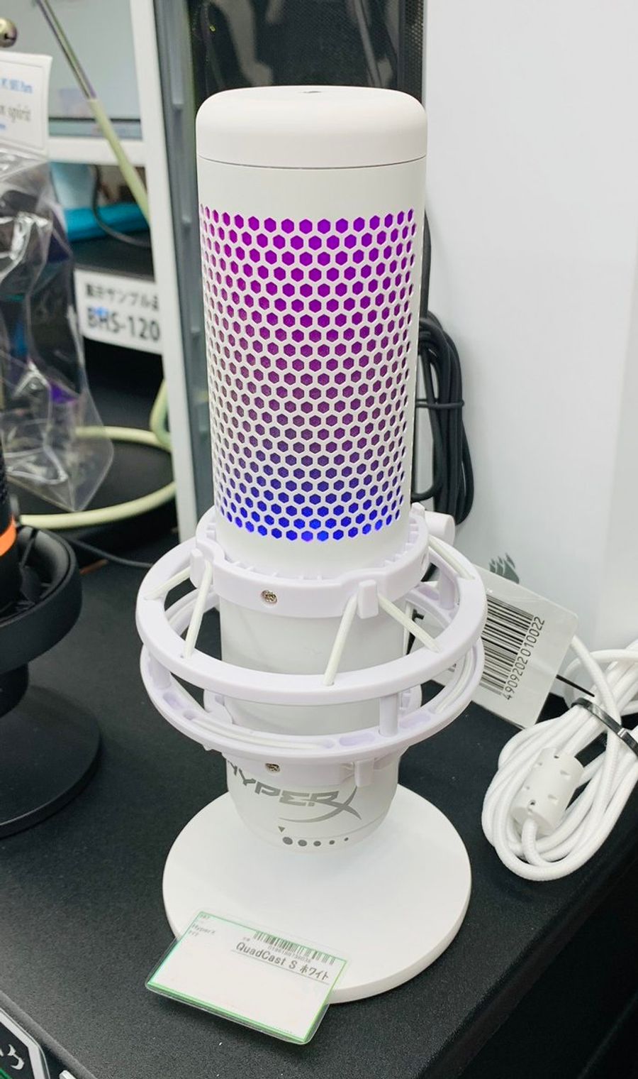 HyperX ハイパーエックス HyperX QuadCast S ホワイト USB接続 4