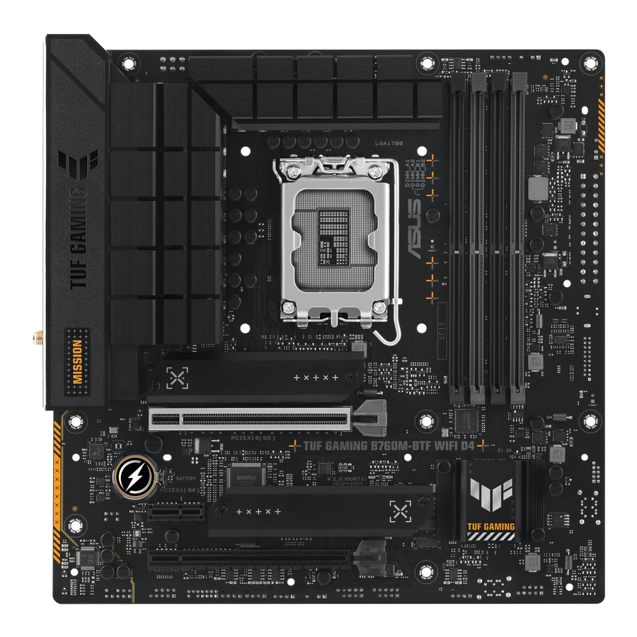 ASUS エイスース TUF GAMING B760M-BTF WIFI D4 【PCIe 5.0対応