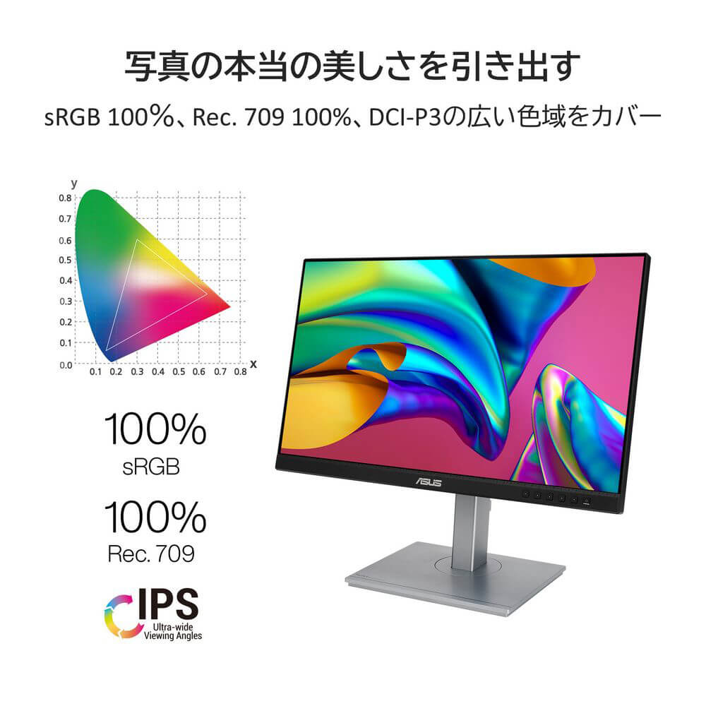 ASUS エイスース ProArt Display PA247CV 23.8インチ フルHD