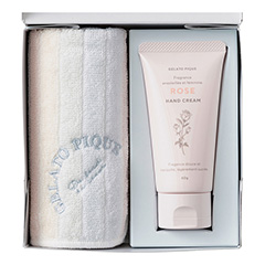 ジェラート ピケ[gelato pique]のハンドタオル＆ハンドクリームセット