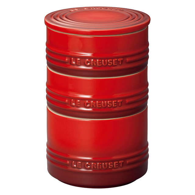 ル・クルーゼ[Le Creuset]のスタッキング・ラムカン・セット チェリー
