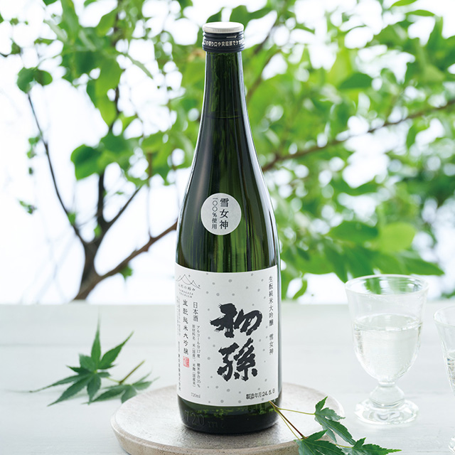 山形の極みの東北銘醸 初孫生酛純米大吟醸 雪女神｜お祝い・ギフトの