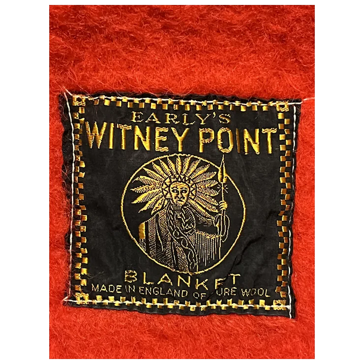 Vintage 1940's-50's Early's Witney Point Red Black England Pure