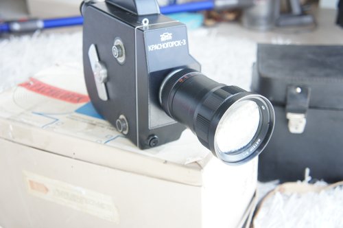 送料無料】ロシア 16mm ムービーシネカメラセット KRASNOGORSK-3