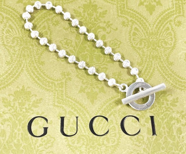送料無料】【日本直送 中古美品】グッチ GUCCI ブレスレット ボール