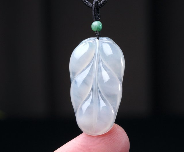 送料無料 40%OFF】台湾 氷種白翡翠の葉 | 天然ミャンマー産A貨