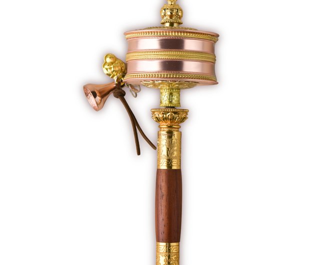 台湾 願いを叶え、仏母にマニ車を回させるチベット仏具 満願樹 - Pinkoi