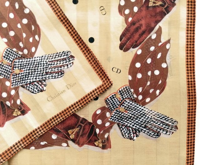 送料無料 10%OFF】タイ ヴィンテージ クリスチャンディオール スカーフ