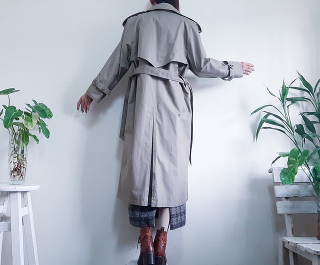 送料無料】タイ TOWNE LONDON FOG ヴィンテージ ブラウン カーキ