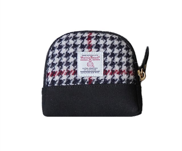 ハリスツイード リス シックフラワー ミニサンセットバッグ 口紅バッグ