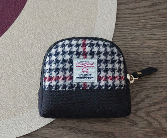 ハリスツイード リス シックフラワー ミニサンセットバッグ 口紅バッグ