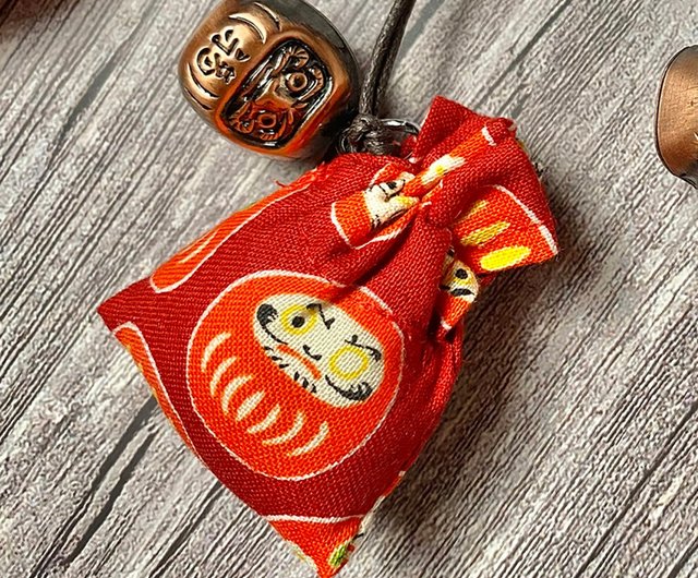 台湾 だるま鈴の開運お守り飾り アトリエサトコ - Pinkoi