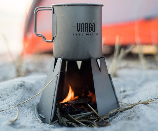 台湾 【アメリカバルゴ】チタンヘキサゴンウッドストーブピュアチタン