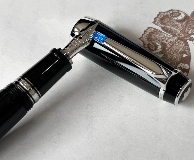 送料無料】台湾 MONTBLANC モンブラン ボエーム サファイア万年筆