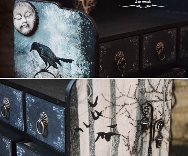 ウクライナ 薬局キャビネット チェスト 装飾的なジュエリーボックス