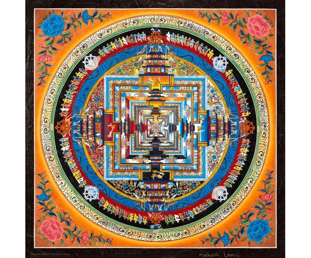 送料無料 50%OFF】ネパール 仏教カラチャクラマンダラ – 平和の象徴