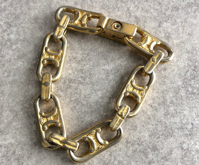 日本直送 名牌中古包 】CELINE セリーヌ ブレスレット ゴールド